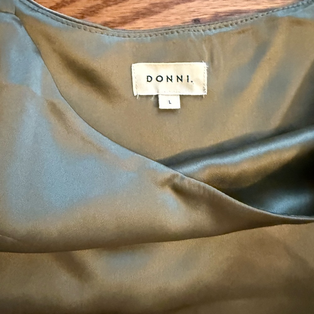 DONNI. 100 percent silk dress